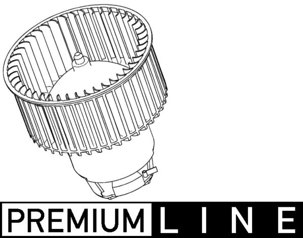 Interior Blower - AB 118 000P MAHLE