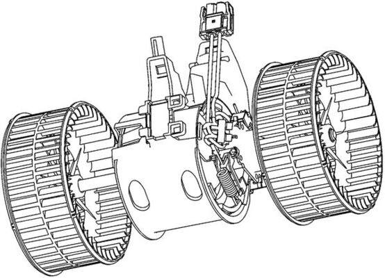 Interior Blower - AB 133 000P MAHLE