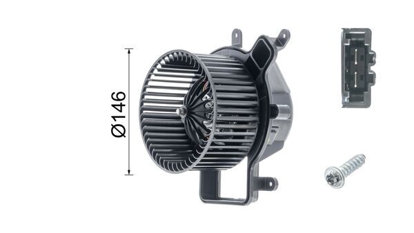 Interior Blower - AB 137 000P MAHLE