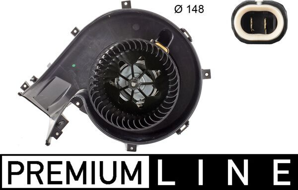 Ventilatore abitacolo - AB 163 000P MAHLE