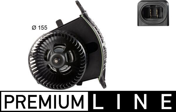 Ventilatore abitacolo - AB 167 000P MAHLE
