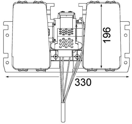Interior Blower - AB 179 000P MAHLE