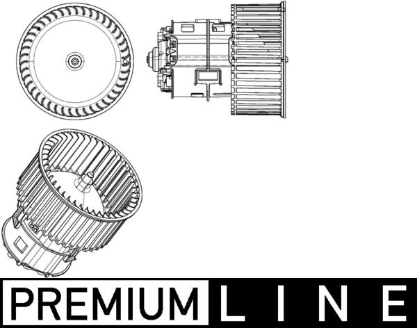 Innenraumgebläse - AB 182 000P MAHLE