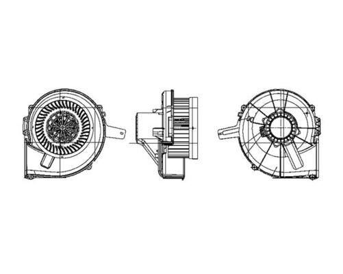 Interior Blower - AB 21 000P MAHLE