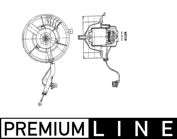 Ventilatore abitacolo - AB 37 000P MAHLE