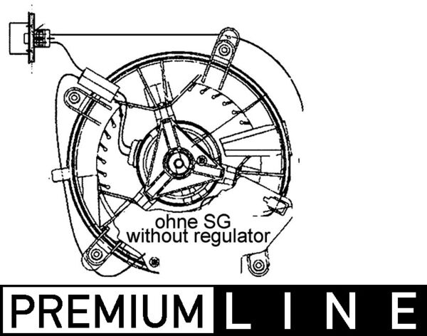 Interior Blower - AB 65 000P MAHLE