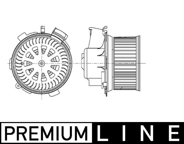 Ventilatore abitacolo - AB 66 000P MAHLE