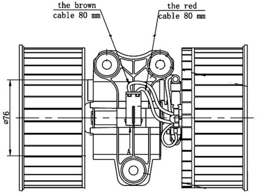 Interior Blower - AB 81 000S MAHLE