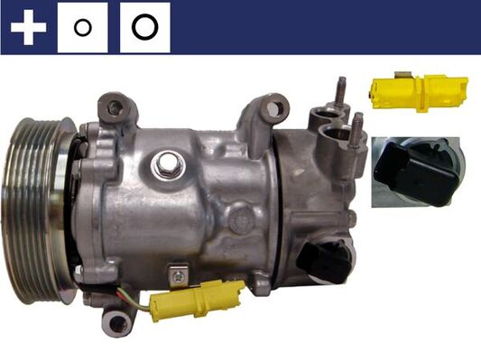 Compressore, Climatizzatore - ACP 14 000S MAHLE