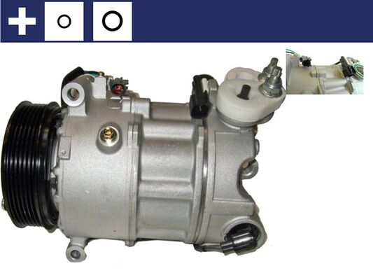 Компрессор, кондиционер - ACP 257 000S MAHLE