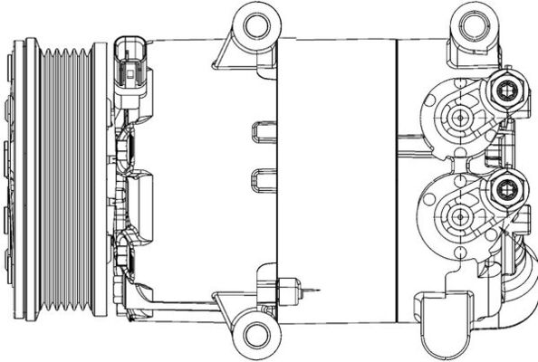 kompresorius, oro kondicionierius - ACP 310 000P MAHLE