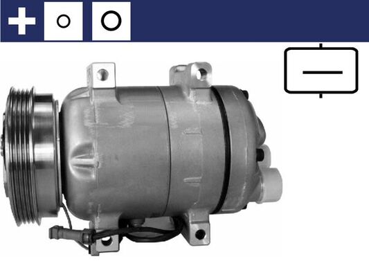 Compressor, air conditioning - ACP 53 000S MAHLE