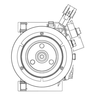 Compressor, air conditioning - ACP 629 000P MAHLE