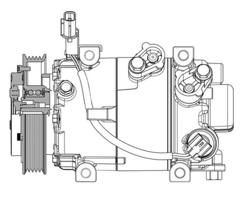 Compressor, air conditioning - ACP 629 000P MAHLE
