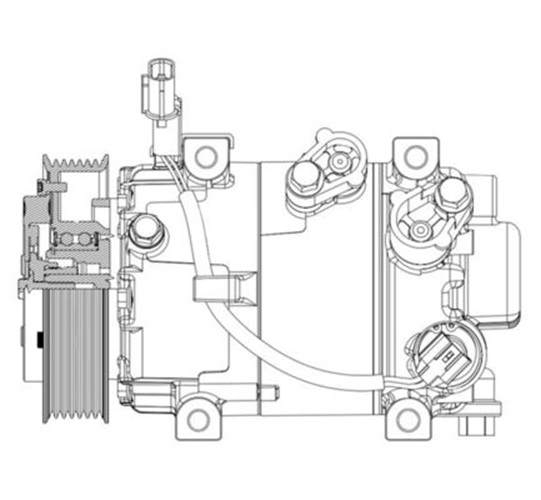 Compressor, air conditioning - ACP 632 000P MAHLE