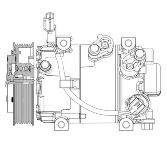 Compressor, air conditioning - ACP 632 000P MAHLE