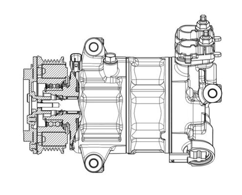Compressor, air conditioning - ACP 654 000P MAHLE