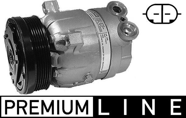 Compressor, air conditioning - ACP 672 000P MAHLE