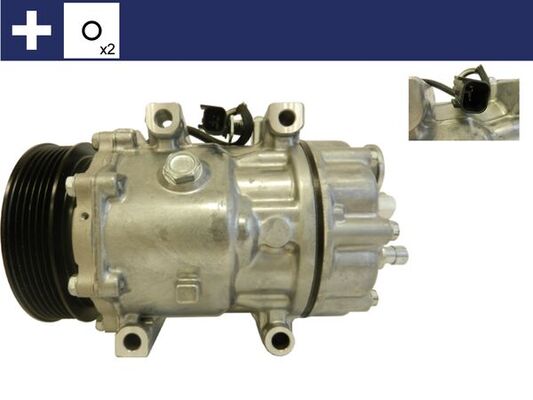Compressor, air conditioning - ACP 769 000S MAHLE