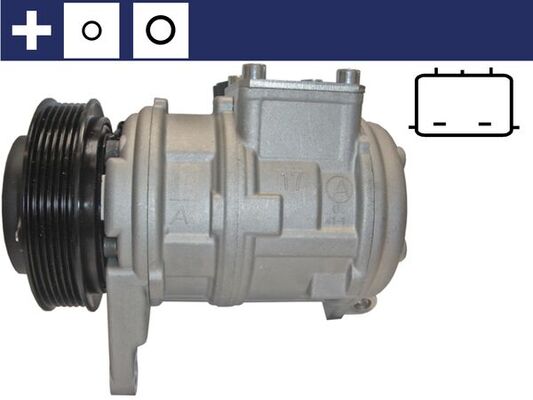 Compressor, air conditioning - ACP 834 000S MAHLE