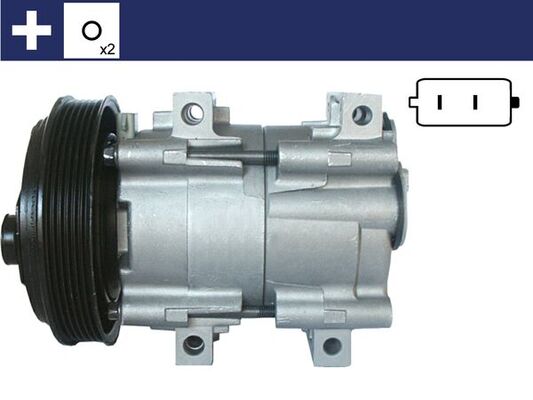 Compressor, air conditioning - ACP 843 000S MAHLE