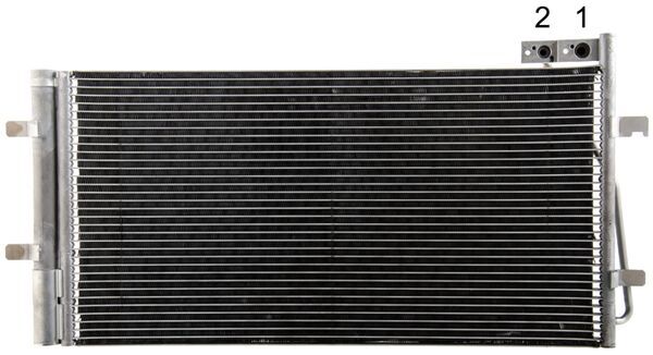 Condenser, air conditioning - AC 42 000P MAHLE