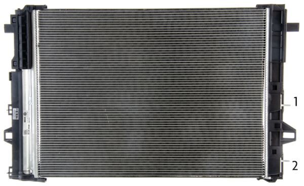 Condenser, air conditioning - AC 446 000P MAHLE