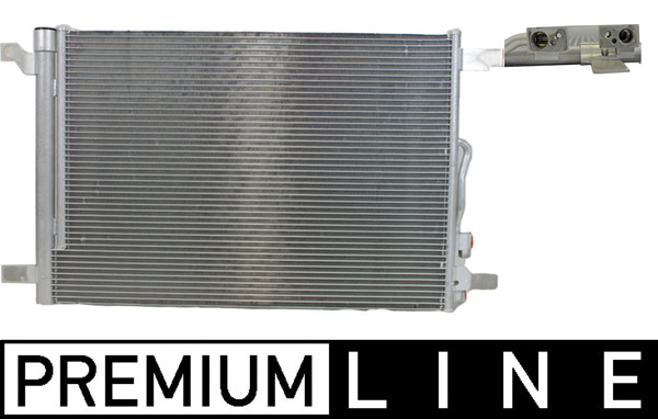 Condenser, air conditioning - AC 772 000P MAHLE