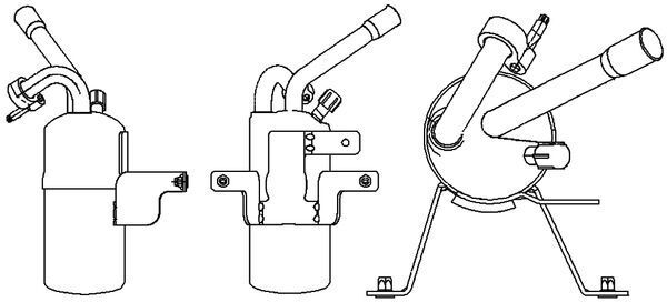 Dryer, air conditioning - AD 297 000P MAHLE