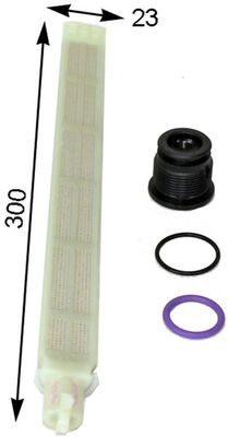 Dryer, air conditioning - AD 86 000P MAHLE