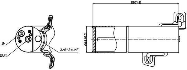 Dryer, air conditioning - AD 90 000S MAHLE