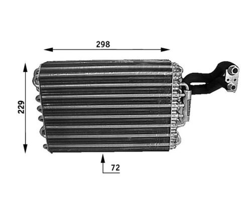 Evaporatore, Climatizzatore - AE 31 000S MAHLE