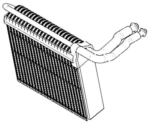 Evaporator, air conditioning - AE 70 000P MAHLE
