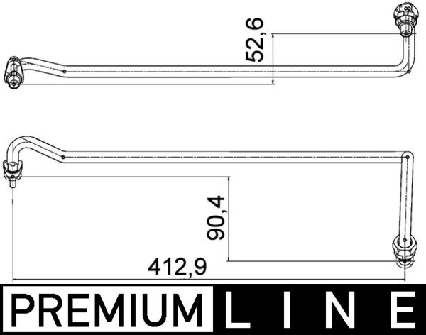 Flessibile olio - AHX 4 000P MAHLE