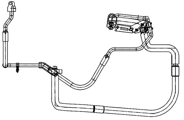 High-/Low Pressure Line, air conditioning - AP 110 000P MAHLE