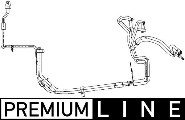 High-/Low Pressure Line, air conditioning - AP 113 000P MAHLE