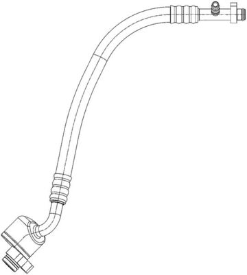 Low Pressure Line, air conditioning - AP 131 000P MAHLE
