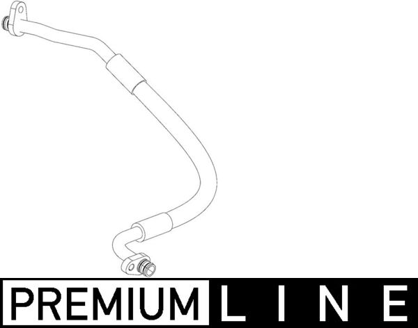 High Pressure Line, air conditioning - AP 134 000P MAHLE