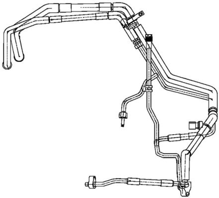 High-/Low Pressure Line, air conditioning - AP 135 000P MAHLE