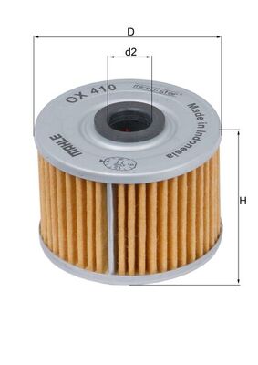 Oil Filter - OX 410 MAHLE