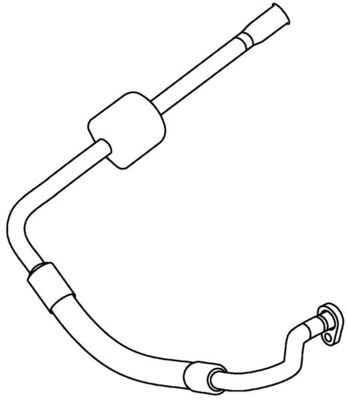 Condotto d. bassa/alta pressione, Climatizzatore - AP 97 000P MAHLE