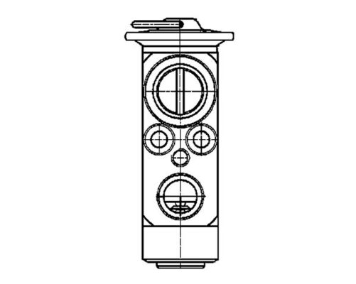 Expansion Valve, air conditioning - AVE 104 000P MAHLE