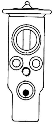 Expansion Valve, air conditioning - AVE 25 000S MAHLE