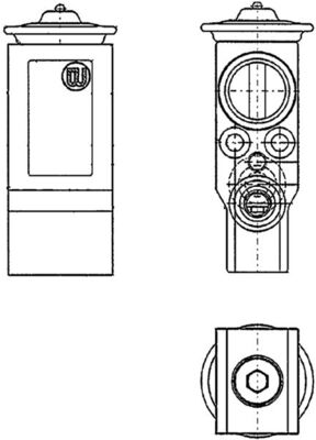 Expansion Valve, air conditioning - AVE 61 000P MAHLE