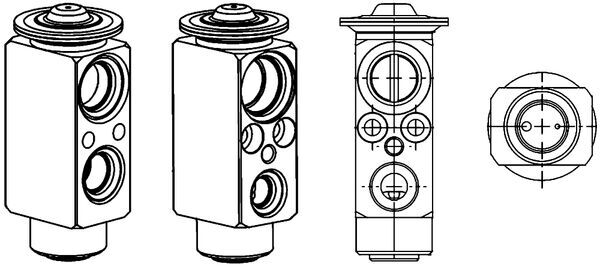 Expansion Valve, air conditioning - AVE 68 000P MAHLE