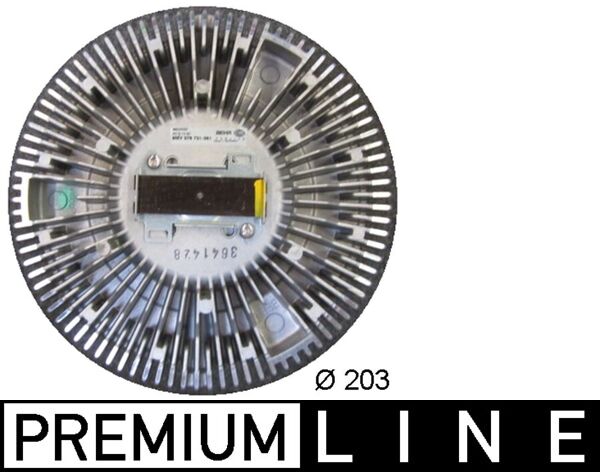 Giunto di collegamento, Ventilatore radiatore - CFC 37 000P MAHLE