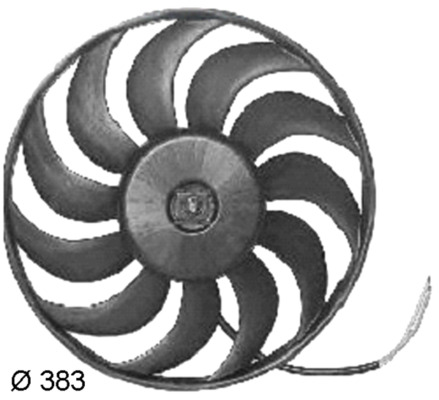 Fan, radiator - CFF 133 000S MAHLE