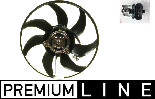 Fan, radiator - CFF 160 000P MAHLE