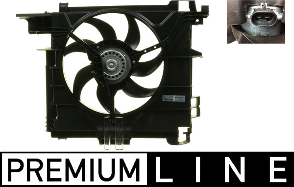 Fan, radiator - CFF 211 000P MAHLE