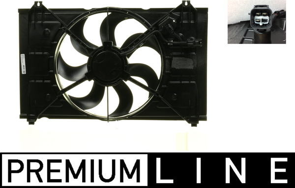 Fan, radiator - CFF 222 000P MAHLE